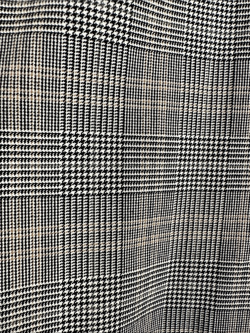 Babaton plaid houndstooth open blazer power black white cream business casual - Picture 7 of 8